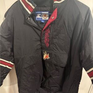 Vintage  Phoenix Coyotes Starter Jacket Mens Size XL